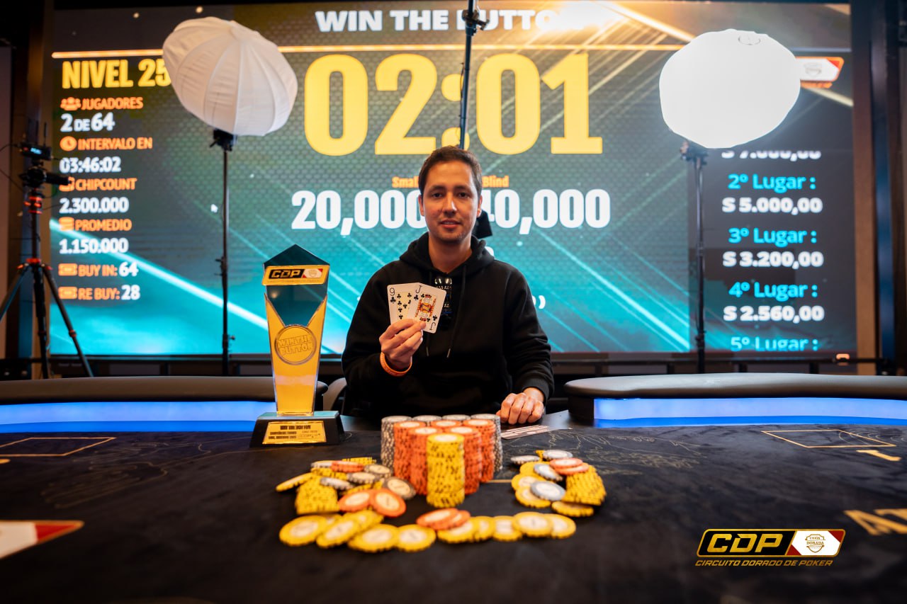 Fernando Bustamante, campeón del Win the Button